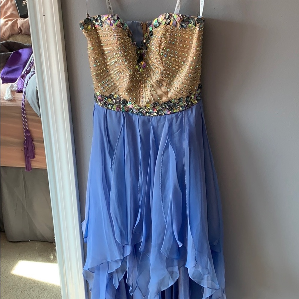 Sherri Hill Strapless Prom Dress